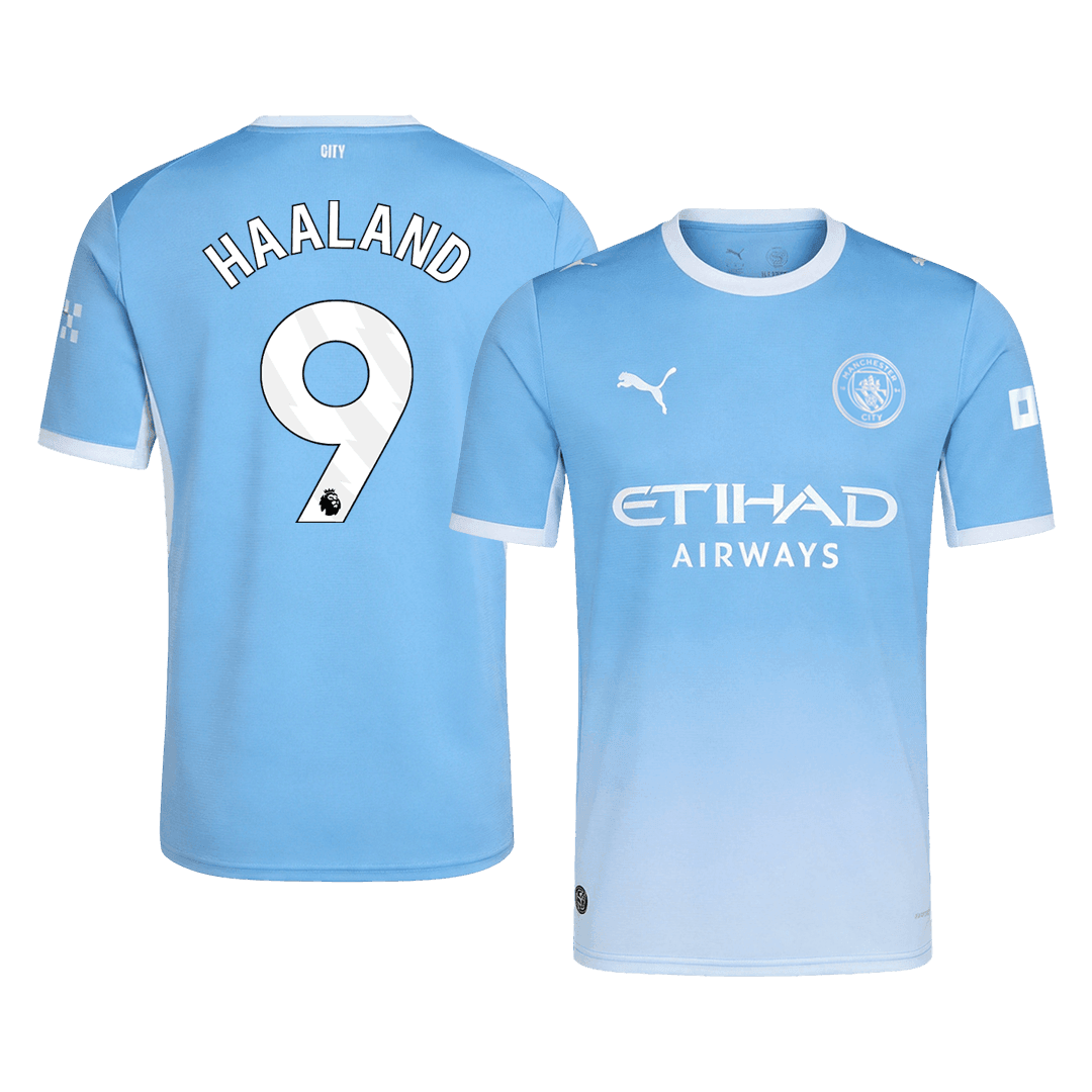 Maglia Replica Manchester City Casa HAALAND #9 Uomo 2026/27