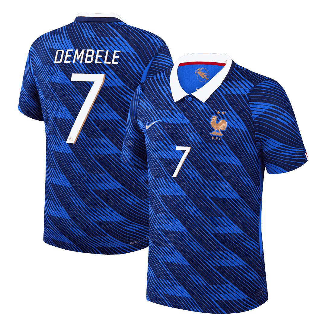 Maglia Gara Francia Casa DEMBELE #7 Uomo Mondiali 2026
