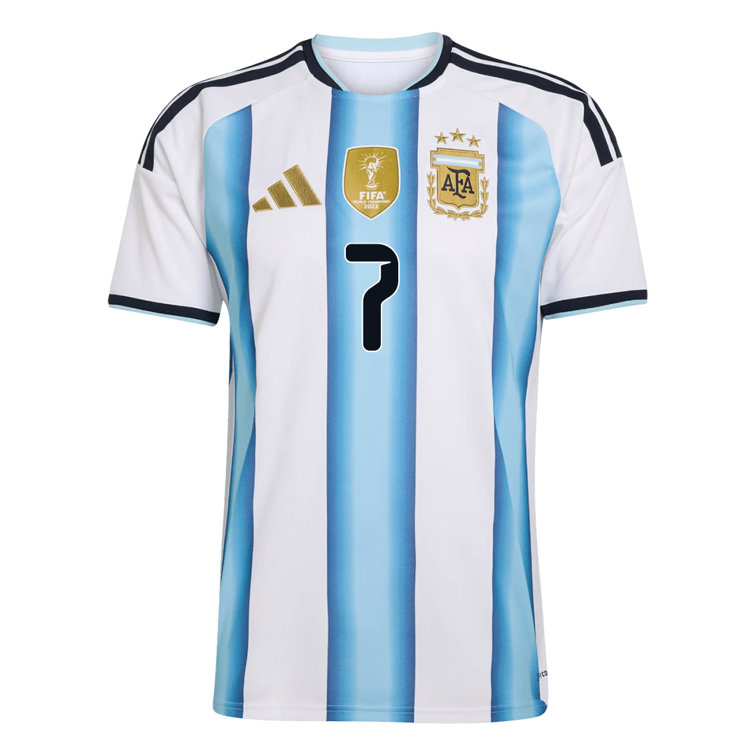 Maglia Replica Argentina Casa DE PAUL #7 Uomo Mondiali 2026