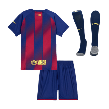 Completo Bambino Barcelona Casa 2025/26 - 3 Pezzi