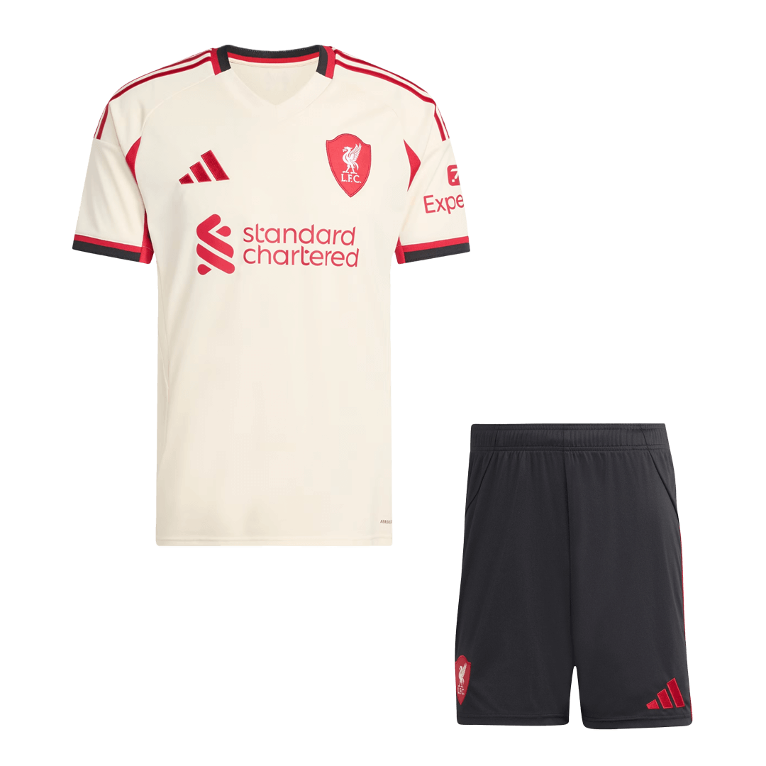 Completo Base Liverpool Trasferta Uomo 2025/26 - 2 Pezzi