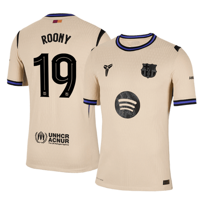 Maglia Gara Barcelona Trasferta ROONY #19 Uomo 2025/26 - UCL