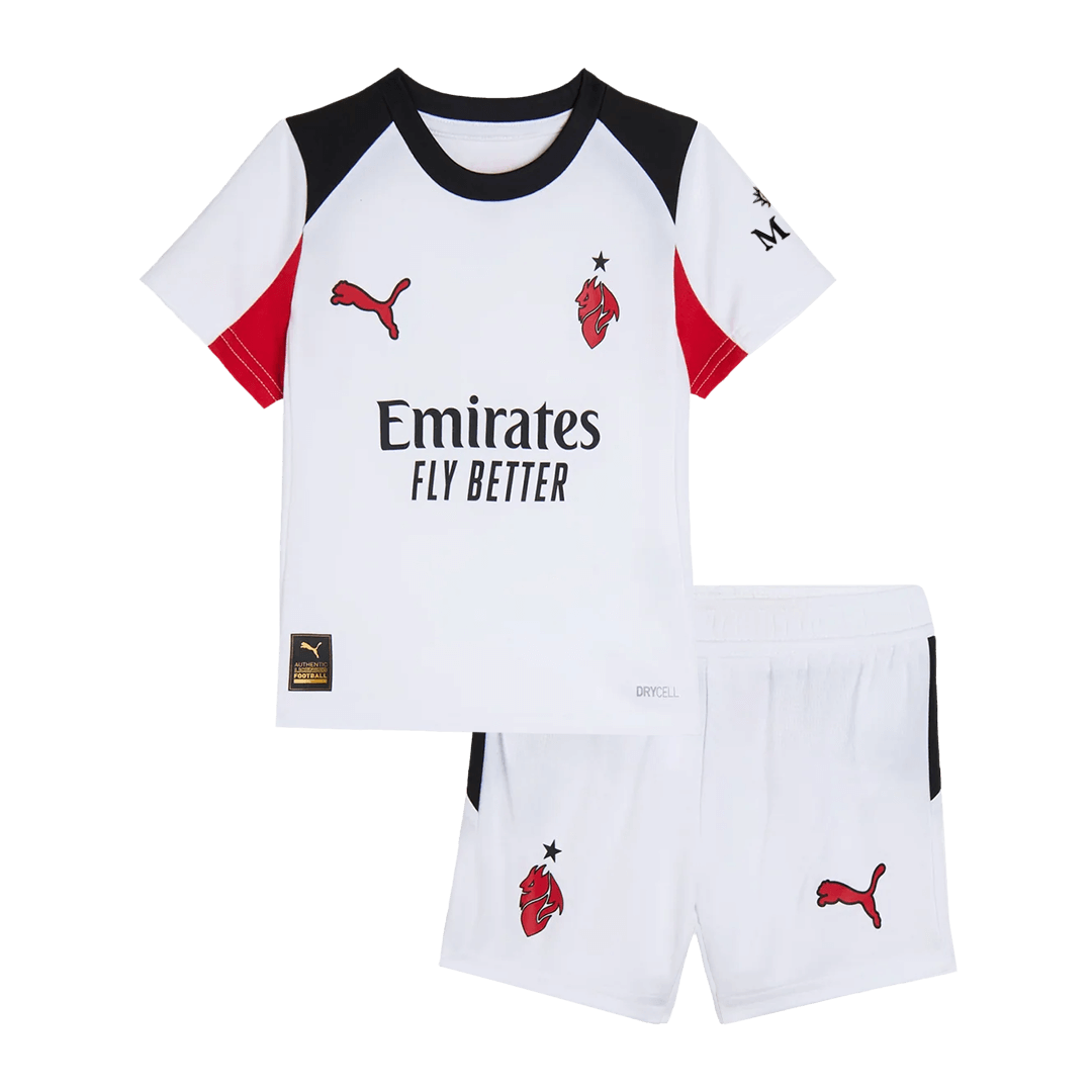 Base Kit Bambino AC Milan Trasferta 2025/26 - 2 Pezzi