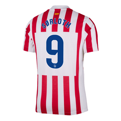 Maglia Gara Atletico Madrid Casa SØRLOTH #9 Uomo 2025/26