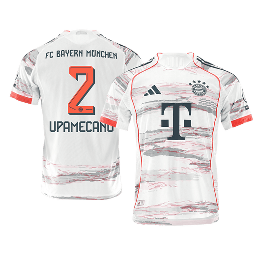 Maglia Gara Bayern Munich Trasferta UPAMECANO #2 Uomo 2025/26
