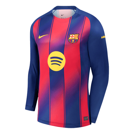 Maglia Replica Barcelona Casa Uomo 2025/26 - Manica Lunga