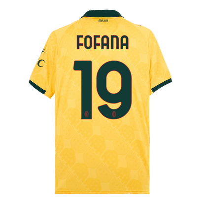Maglia Replica AC Milan Terza FOFANA #19 Uomo 2025/26
