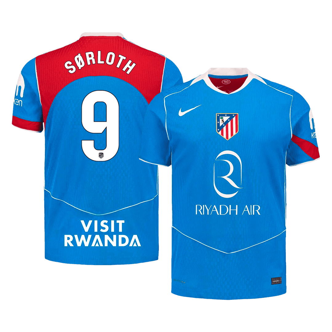 Maglia Gara Atletico Madrid Terza SØRLOTH #9 Uomo 2025/26