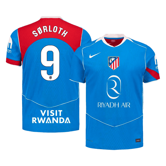 Maglia Gara Atletico Madrid Terza SØRLOTH #9 Uomo 2025/26