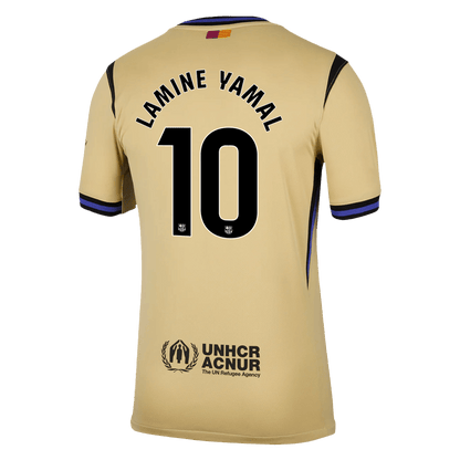 Maglia Replica Barcelona Trasferta LAMINE YAMAL #10 Uomo 2025/26