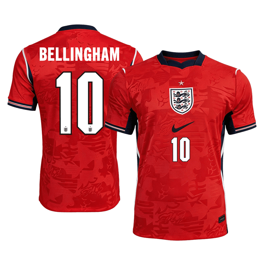 Maglia Gara Inghilterra Trasferta BELLINGHAM #10 Uomo Mondiali 2026