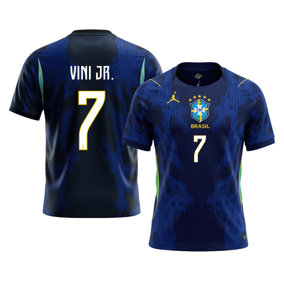 Maglia Replica Brasile Trasferta VINI JR. #7 Uomo 2026