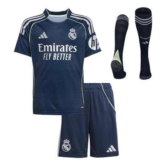 Completo Bambino Real Madrid Trasferta 2025/26 - 3 Pezzi