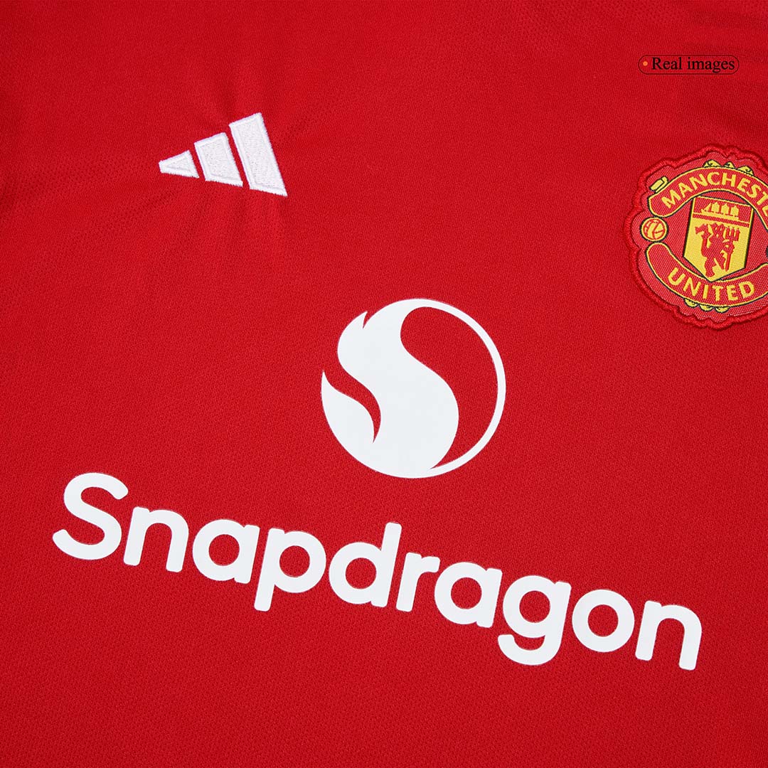 Completo Bambino Manchester United Casa 2025/26 - 3 Pezzi