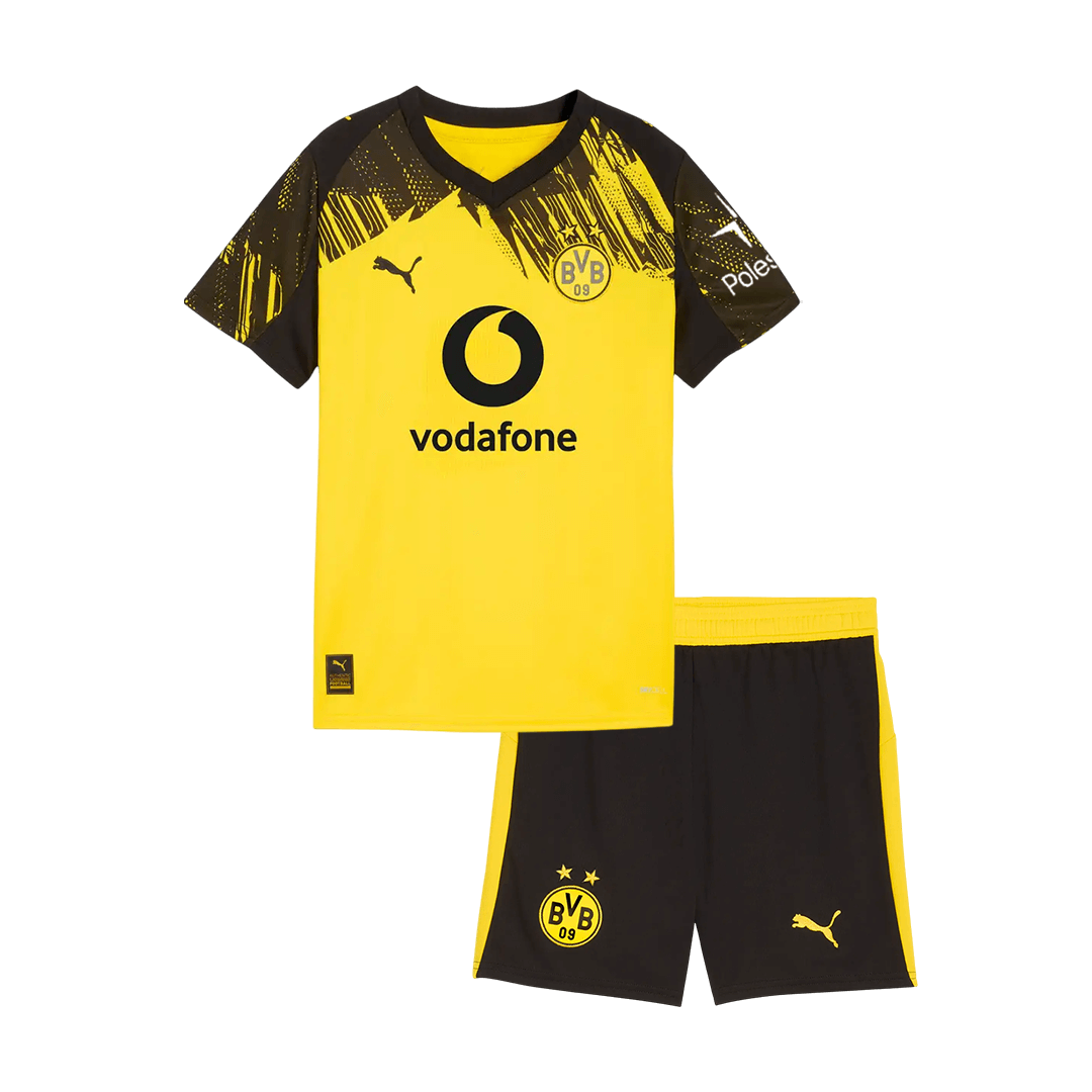 Base Kit Bambino Borussia Dortmund Casa 2025/26 - 2 Pezzi