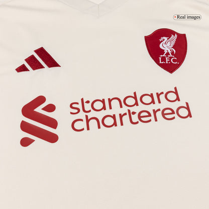 Maglia Replica Liverpool Trasferta SZOBOSZLAI #8 Uomo 2025/26
