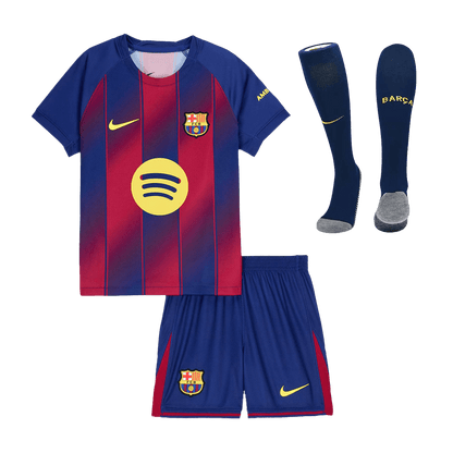 Completo Bambino Barcelona Casa 2025/26 - 3 Pezzi