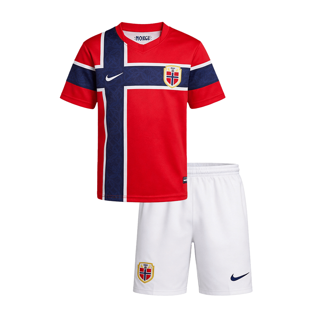 Base Kit Bambino Norvegia Casa Mondiali 2026 - 2 Pezzi