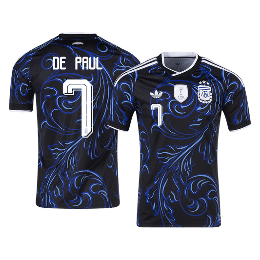 Maglia Replica Argentina Trasferta DE PAUL #7 Uomo Mondiali 2026
