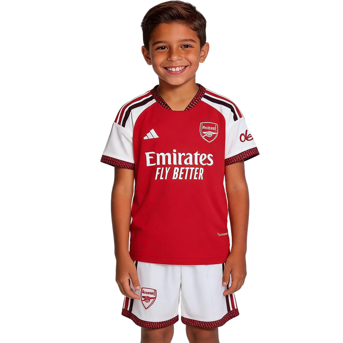 Base Kit Bambino Arsenal CHAMPIONS #26 Casa 2026/27 - 2 Pezzi