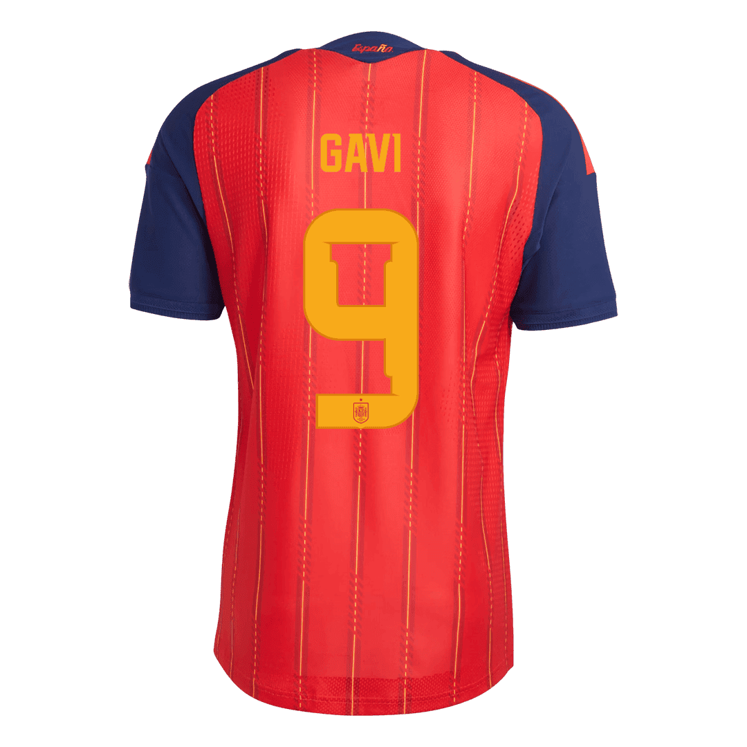Maglia Gara Spagna Casa GAVI #9 Uomo Mondiali 2026 Champion Edition