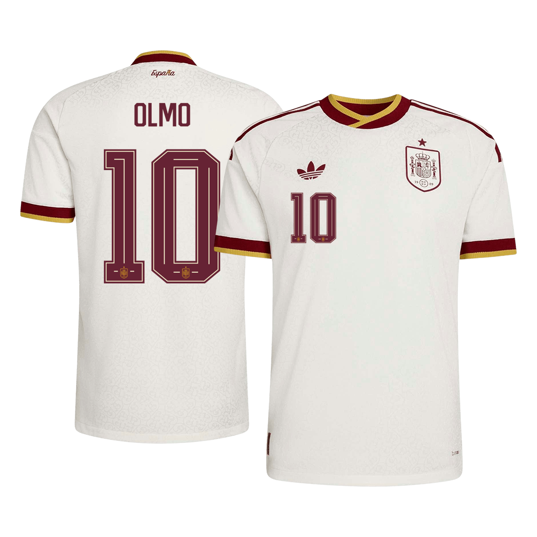 Maglia Gara Spagna Trasferta OLMO #10 Uomo Mondiali 2026
