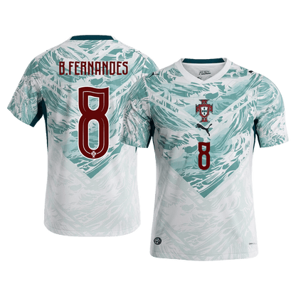 Maglia Replica Portogallo Trasferta B.FERNANDES #8 Uomo Mondiali 2026