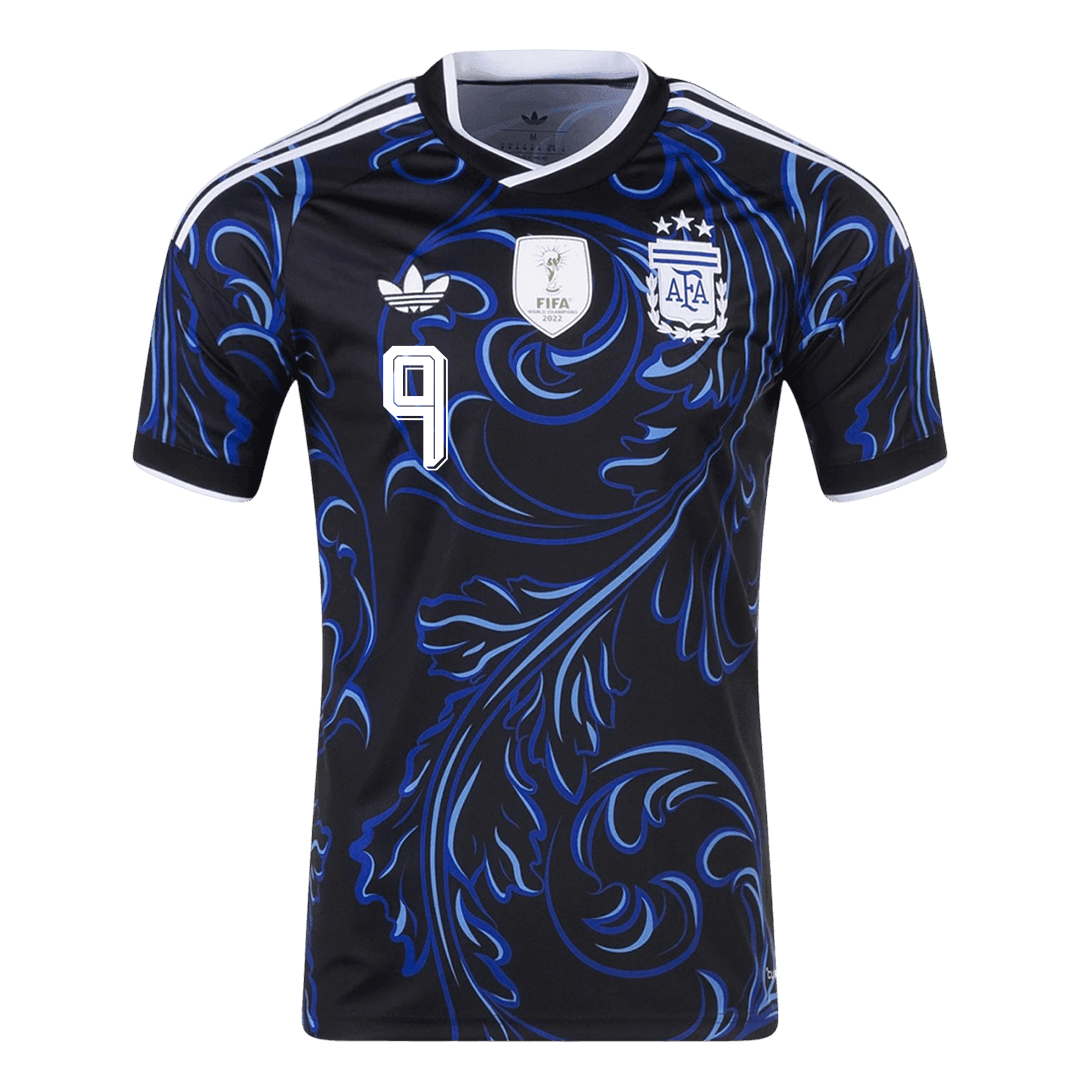 Maglia Replica Argentina Trasferta J. ÁLVAREZ #9 Uomo Mondiali 2026