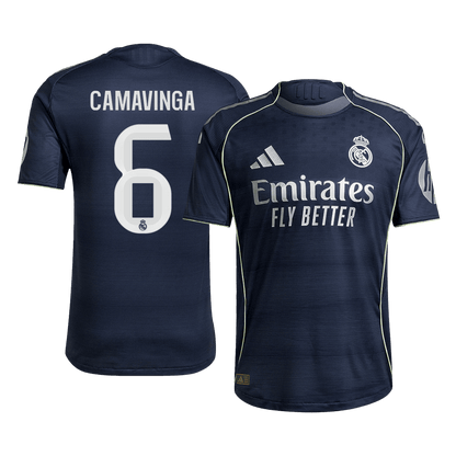 Maglia Gara Real Madrid Trasferta CAMAVINGA #6 Uomo 2025/26