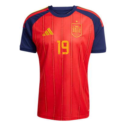 Maglia Replica Spagna Casa LAMINE YAMAL #19 Uomo Mondiali 2026