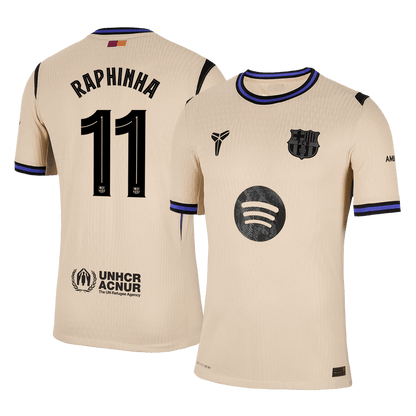 Maglia Gara Barcelona Trasferta RAPHINHA #11 Uomo 2025/26
