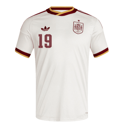 Maglia Replica Spagna Trasferta LAMINE YAMAL #19 Uomo Mondiali 2026