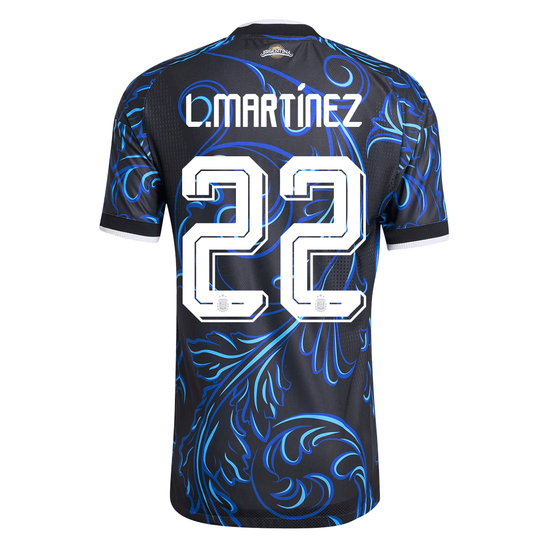 Maglia Gara Argentina Trasferta L. MARTÍNEZ #22 Uomo Mondiali 2026