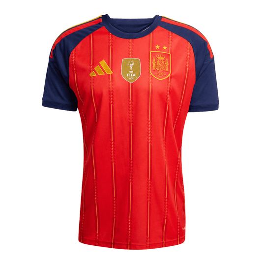 Maglia Replica Spagna Casa Uomo Mondiali 2026 Champion Edition