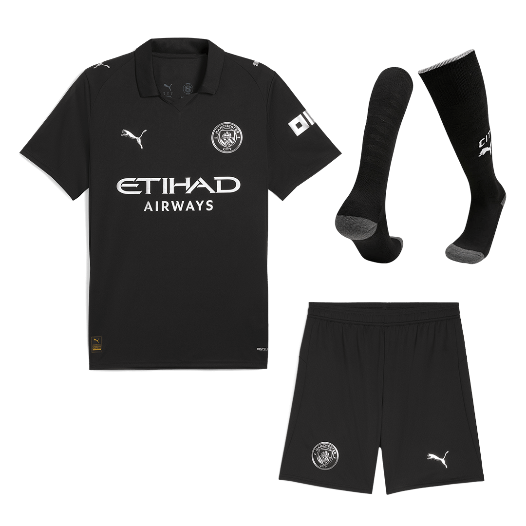 Kit Completo Manchester City Trasferta Uomo 2025/26 - 3 Pezzi