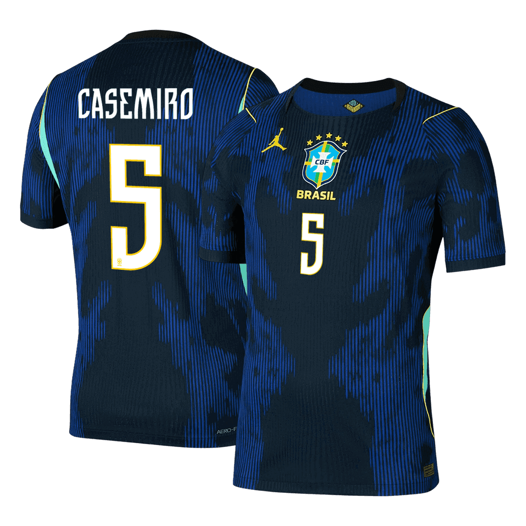 Maglia Gara Brasile Trasferta CASEMIRO #5 Uomo Mondiali 2026