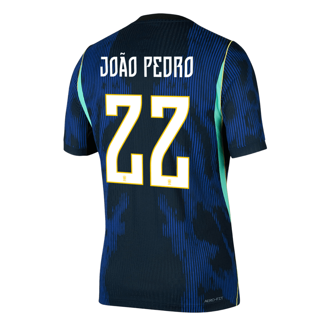 Maglia Gara Brasile Trasferta JOÃO PEDRO #22 Uomo Mondiali 2026