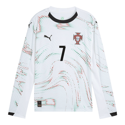 Maglia Replica Portugal Trasferta RONALDO #7 Uomo 2025 - Manica Lunga
