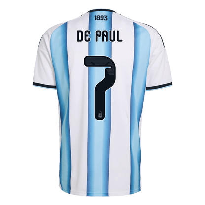 Maglia Replica Argentina Casa DE PAUL #7 Uomo Mondiali 2026