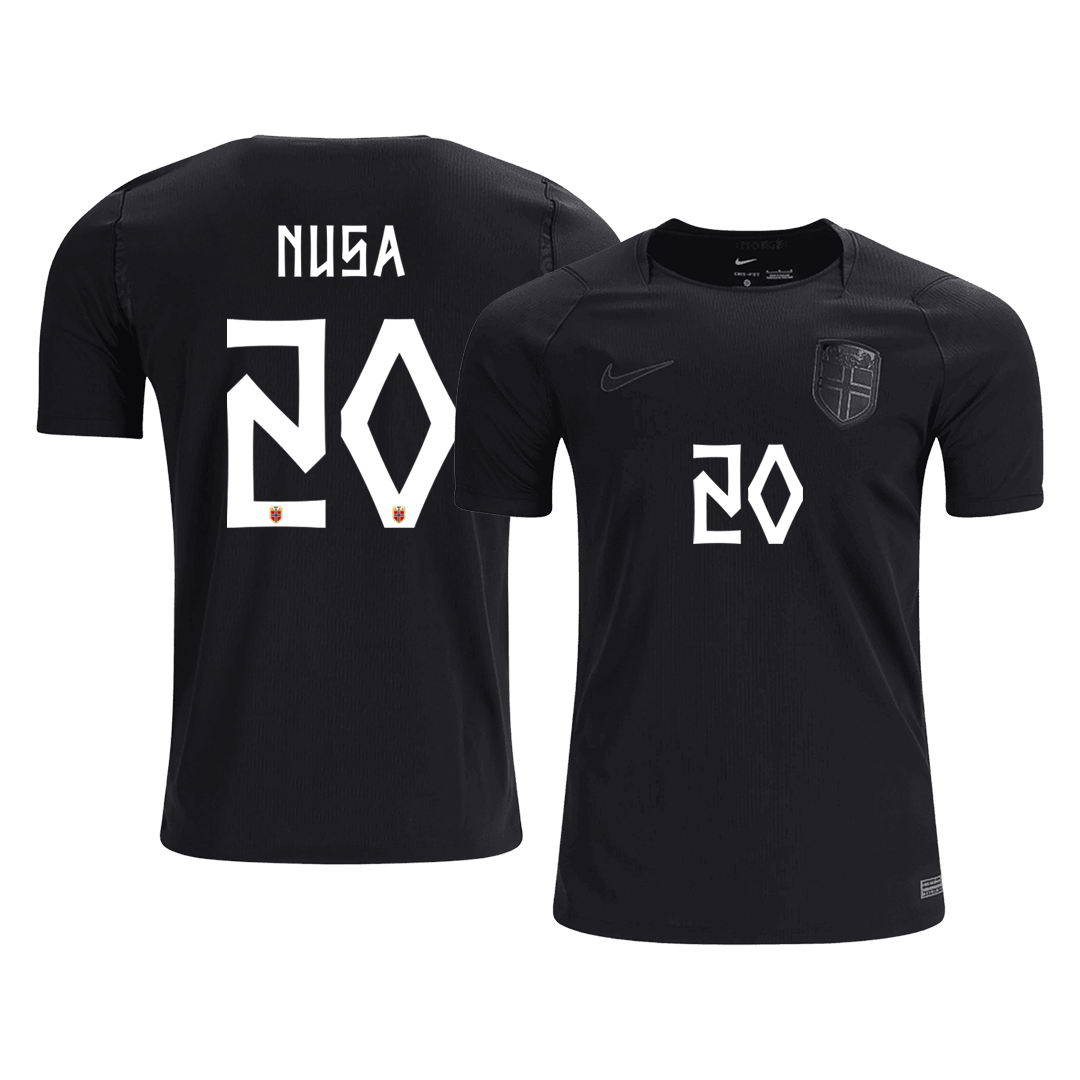 Maglia Replica Norvegia Trasferta NUSA #20 Uomo Mondiali 2026