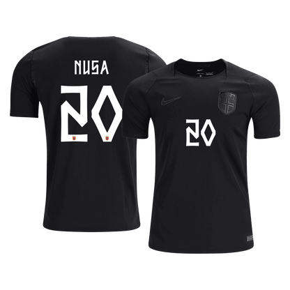 Maglia Replica Norvegia Trasferta NUSA #20 Uomo Mondiali 2026