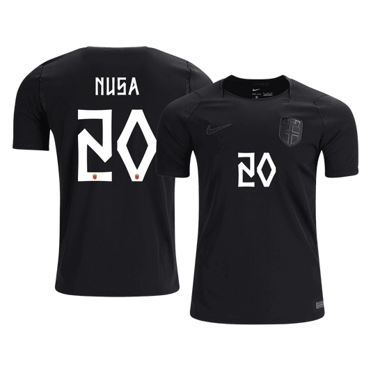 Maglia Replica Norvegia Trasferta NUSA #20 Uomo Mondiali 2026