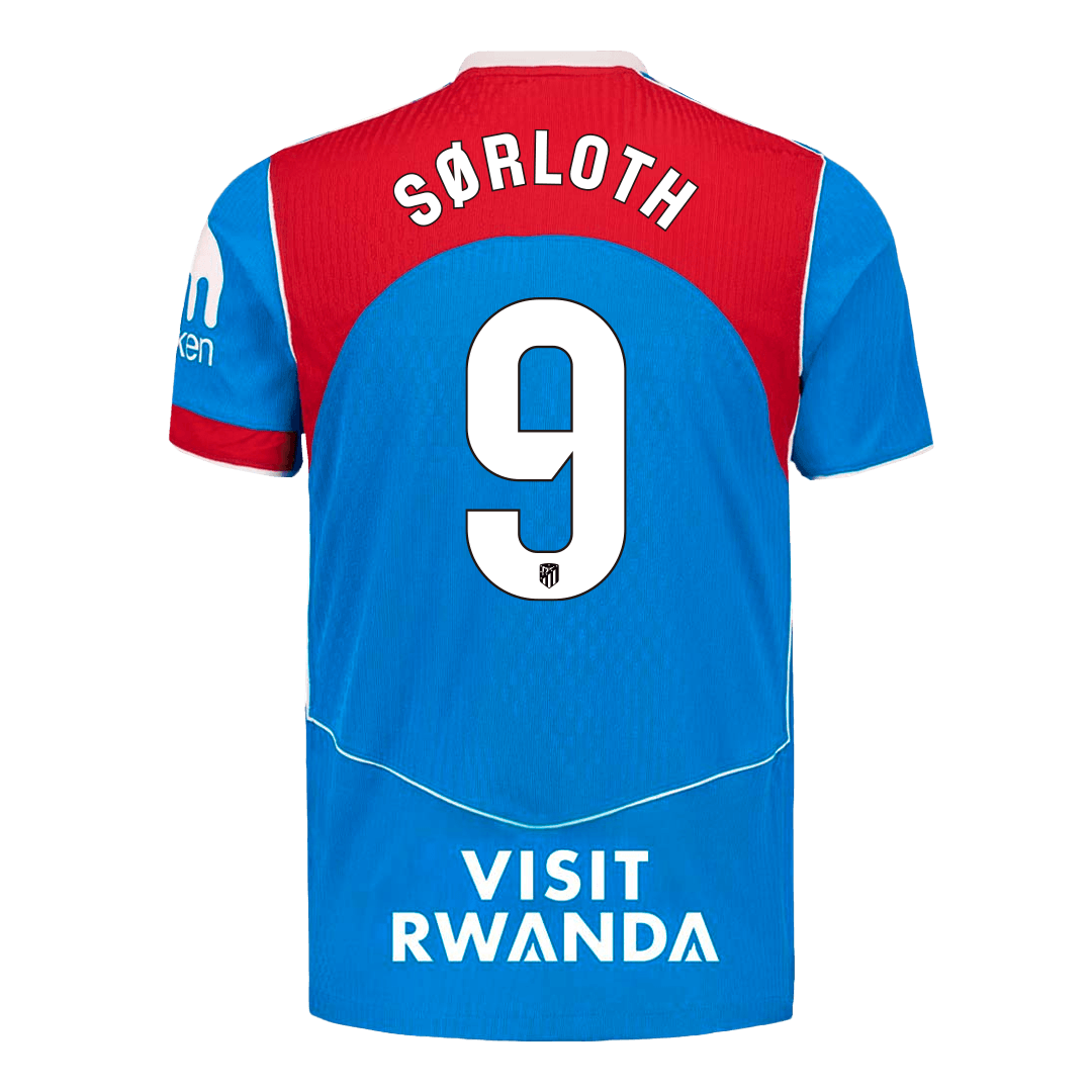 Maglia Gara Atletico Madrid Terza SØRLOTH #9 Uomo 2025/26