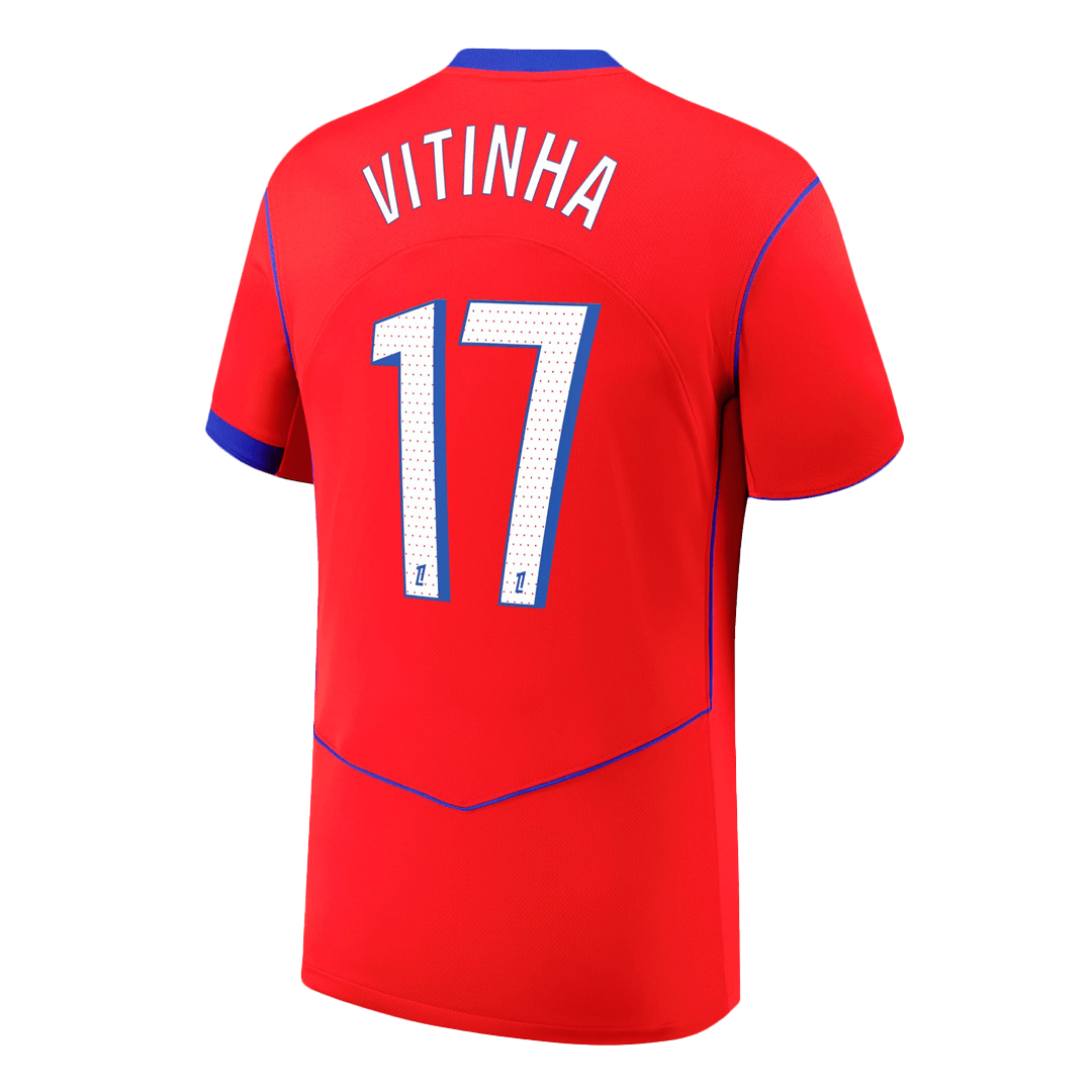 Maglia Replica PSG Terza VITINHA #17 Uomo 2025/26