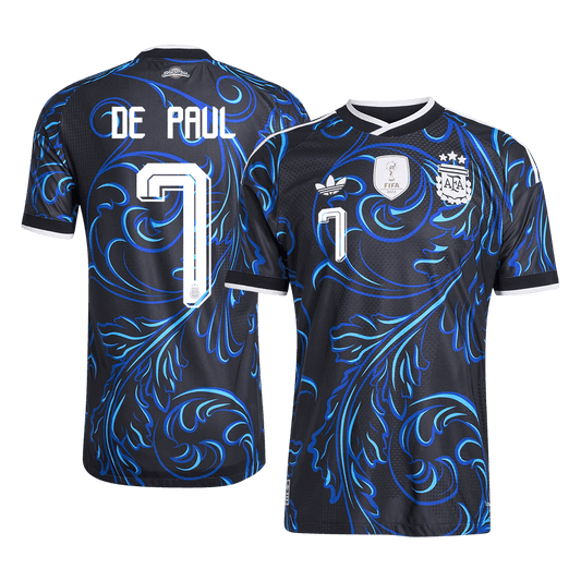 Maglia Gara Argentina Trasferta DE PAUL #7 Uomo Mondiali 2026