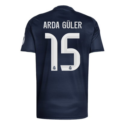 Maglia Replica Real Madrid Trasferta ARDA GÜLER #15 Uomo 2025/26