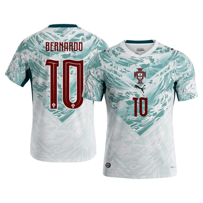 Maglia Replica Portogallo Trasferta BERNARDO #10 Uomo Mondiali 2026