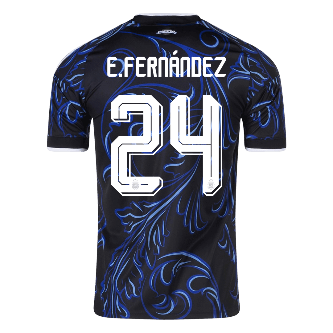 Maglia Replica Argentina Trasferta E. FERNÁNDEZ #24 Uomo Mondiali 2026