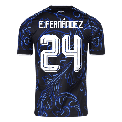 Maglia Replica Argentina Trasferta E. FERNÁNDEZ #24 Uomo Mondiali 2026