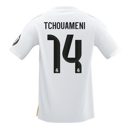 Maglia Replica Real Madrid Casa TCHOUAMENI #14 Uomo 2025/26